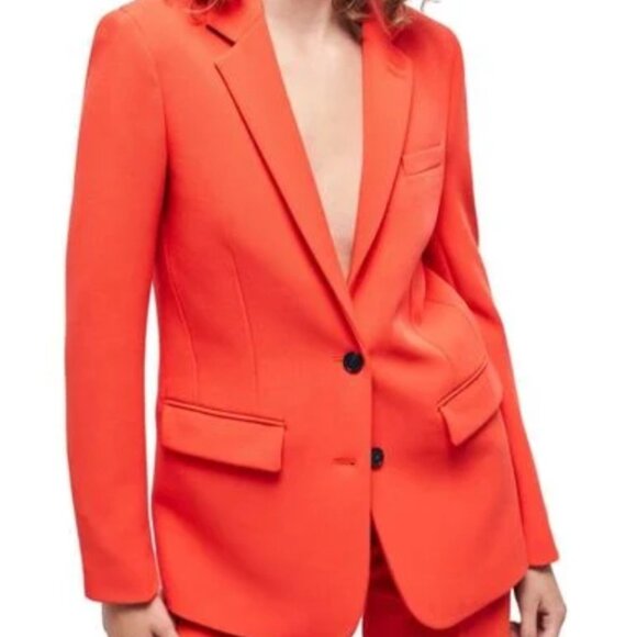 The Kooples | Red Wool Blazer with Black Buttons Size: FR 36 / US 6 | New with T - Picture 1 of 2
